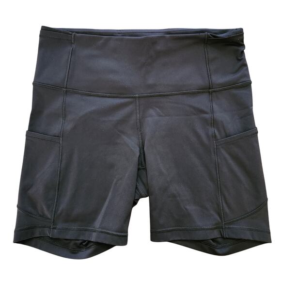 Lululemon Fast and Free Short Black Size 8 - Picture 1 of 4